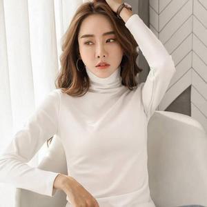 [오노마] ONM 폴라 겨울 데일리 티셔츠 기모 보온 목티 터틀넥 베이