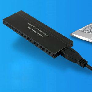 [퍼니메이커]USB 외장 케이스 SSD 초소형 M.2 (NGFF) 블랙 외장하드케이스2.5 하드디스크케이스 외장하드파