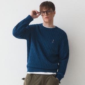 후아유 스티브 케이블 니트M / WHKAE2302M Steve Cable SweaterM