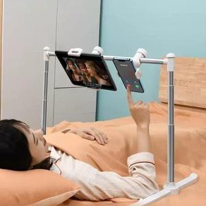 침대 휴대폰 거치대 태블릿 패드 스탠드 누워서보는 폰거치대 집게형 홀더
