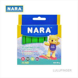 [기타][룰루핑거] NARA 플로팅 클레이 네온 초록 (100g) 1A-01-316