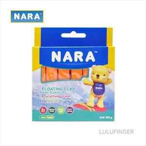 [기타][룰루핑거] NARA 플로팅 클레이 네온 주황 (100g) 1A-01-314