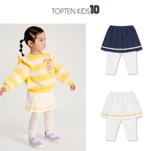 [롯데백화점]탑텐키즈 MKF1PT2302 여아) 유아 쿨먼트 폰테 스커트 레깅스
