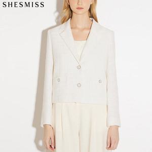 [쉬즈미스(SHESMISS)] 고퀄리티 포켓 트위드 크롭 재킷