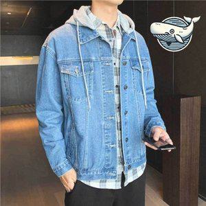 후드가 탈부착 가능한 남자 청자켓 데일리 필수 (WFH2RGP)