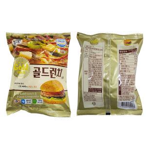 대신 골드런치 냉동햄버거 135g 10개 군대리아 식사대용매점빵 학교매점햄버거