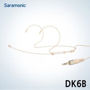 Saramonic 무선 송신기용 초경량 헤드셋 마이크 DK6B