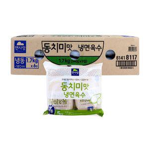 면사랑 동치미맛 냉면육수340g 5입x6개(1박스) 냉면육수 식자재