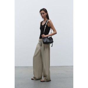 매장정품 자라 ZARA 턱 디테일 미니 백 - 블랙 6527510800 1768032