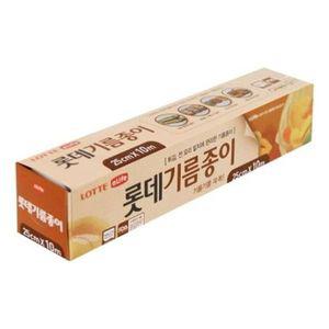 [기타]롯데 기름종이 (25cm 10m) 종이호일 튀김종이