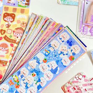 아트조이 홀로그램 다꾸 스티커 100장 1세트 다이어리 포카 폰 캐리어 꾸미기 캐리어스티커
