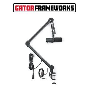 GATOR 게이터 GFWMICBCBM4000 탁상용 클립형 붐암 마이크 스탠드