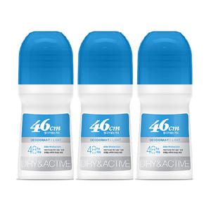 온더바디 46cm 롤온 데오드란트 라이트향 75ml, 3개