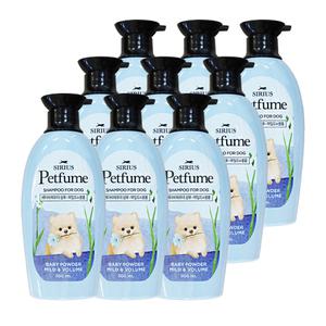 엘지 시리우스 펫퓸 베이비파우더 강아지 샴푸 마일드 볼륨 500ml 9개 펫 반려견
