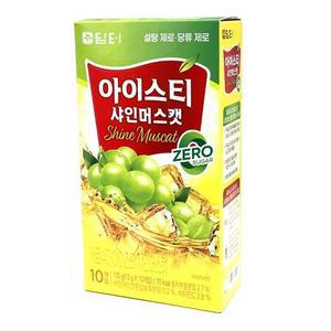 담터 제로 슈가 샤인머스캣 아이스티 10개입