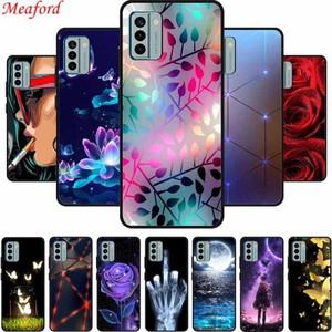 노키아 G310 후면 커버 휴대폰 케이스 패션 사진 블랙 에지 실리콘 소프트 코크 G 펀다 6.56 인치