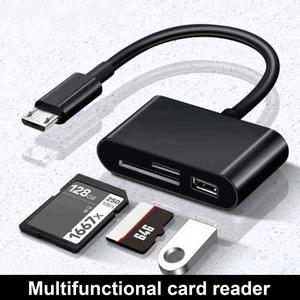 cf카드 메모리카드 카드 리더기 3-in-1 멀티 USB 2.0/Type-C U 디스크 TF 휴대폰 핸드폰 카메라용 OTG 어댑