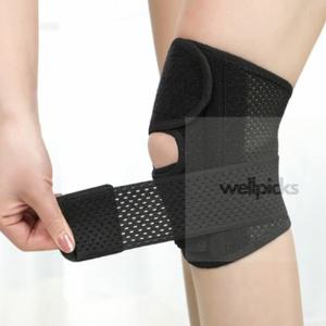 웰픽스 스포츠 테이핑 무릎보호대 2P 블랙 S 마라톤 크로스핏 여름용무릎보호대