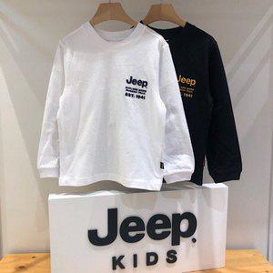 [롯데백화점]지프 기본 공용 데일리 긴팔 면 티셔츠 기본티 KM2TSU012GB