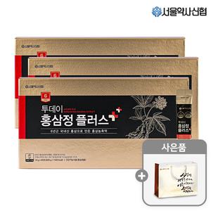 6년근 투데이 홍삼정 플러스 60포 3세트 쇼핑백 포함)