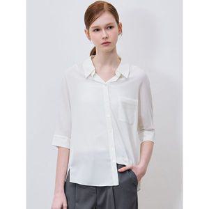 [쉬즈미스]오픈 카라 베이직 셔츠  택가격  118000원 _P392687623