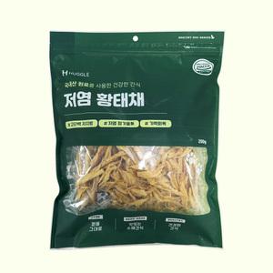 허글 강아지 수제간식 저염 황태채 황태포 간식 200g