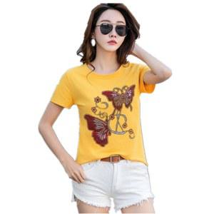 브이넥 반팔시스루 라인댄스상의 여성 댄스복 줌바 훈련 라인댄스복 여자 패션 상의 스포츠