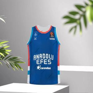 농구유니폼 농구복 져지 바지 나시 티셔츠 반티 Turkiye 농구 팬 특별 키트 AnaDolu Efes 24_25 저지 조끼