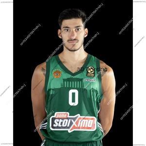 농구유니폼 농구복 져지 바지 나시 티셔츠 반티 2025 새로운 도착 Panathinaikos 농구 저지 NUNN 남자 여름