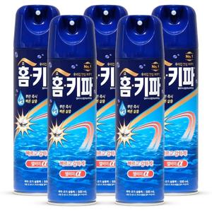 홈키파 엘비이 수성 알파 에어로졸 500ml 5개