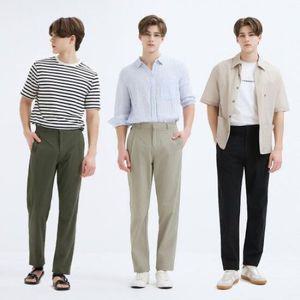 [벤시몽] 24SS 남성 시그니처 퍼펙트핏 쿨팬츠 3종세트