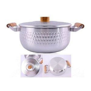 국산 대호 함마톤 우드 업소용 라면 찌게냄비양수18cm