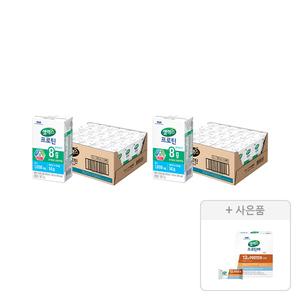 셀렉스 마시는 프로틴 음료 로우슈거 팩 125ml, 24입, 2개 (총 48개)+증정(프로틴바 너츠 50g, 6입, 1개)