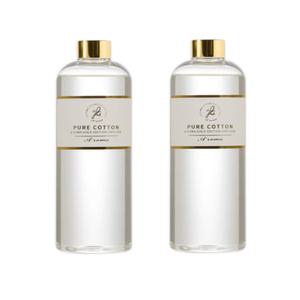 에이로마 대용량 디퓨저 리필액 퓨어코튼향 500ml X2