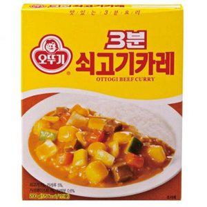 [OF442O2S]오뚜기 3분 쇠고기카레 200gx24개입