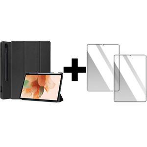 케이스+강화유리2매 galaxytab 6N s펜보관 5N 탭S7 12.4 S펜수납 FE spen T73
