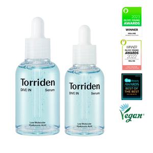 [SET] 토리든 다이브인 저분자 히알루론산 세럼 50ml+40ml (+다이브인 세럼 20ml+다이브인 크림 20ml (2ml x 10매))