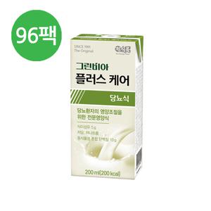 정식품 그린비아 플러스케어 디엠 당뇨식 200ml X 96팩 (4박스)