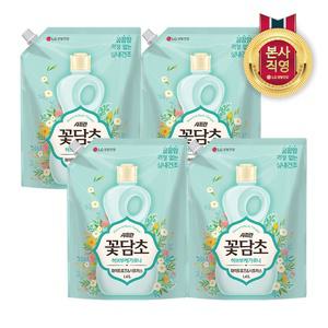 샤프란 꽃담초 화이트로즈 리필 1.6L 4개