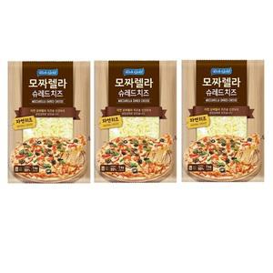 리치골드 모짜렐라 슈레드 치즈 1kgx3 총3kg 넉넉 쭈욱늘어나는 고소함