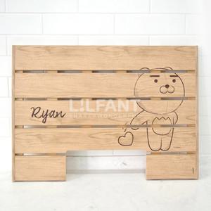 카카오프렌즈 우드무늬 욕실발판 라이언 어피치 화장실 변기 발판
