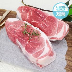 한돈 돼지고기 앞다리살 보쌈용 수육용 2kg 캠핑 바베큐 우시산한돈 냉장 더예쁜한우