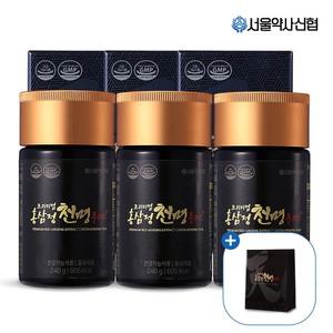 [3병] 프리미엄 홍삼정 천명 플러스 농축액 240g x 3세트 (+쇼핑백 3장)