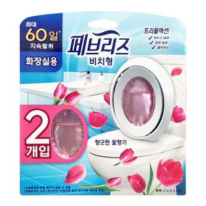 페브리즈 화장실용 방향제 향긋한 꽃향기 6.3ml 2입 1개 / 본품