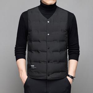 EAMT 남자 패딩조끼 패딩 조끼 추동 민소매 싱글 기모 나시 이너 가디건 EUNG4