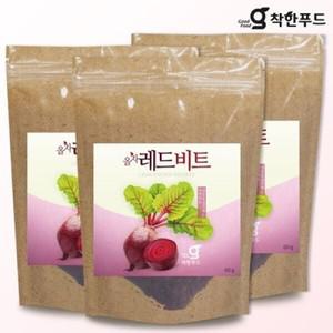 착한푸드 착한푸드 건조 레드비트 말린 비트차 60g x 3개