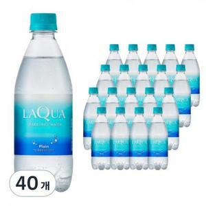 라쿠아 플레인 탄산수, 500ml, 40개 one option