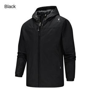 SPYDER 봄 타이트 골프 재킷 세련된 아웃도어 캐주얼 후드 트렌치 지퍼 봄버 S-5xl 운동복 여름 가을 2024