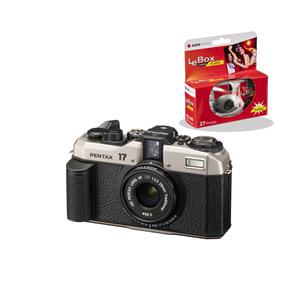리코 PENTAX 17 필름카메라 + Agfa 일회용 필름 카메라 / 정품