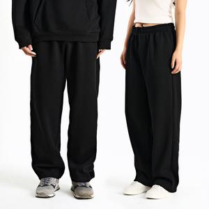 베이직 기모 와이드 팬츠 남녀공용 바지 M~2XL